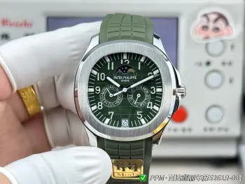 太阳出品PPM Mods 百达翡丽 PP LB2 手雷系列 Aquanaut Luce年历腕表5261R-001终极配重版: 128克 原版数据 PPM三年磨一剑 此次带来PP世家爆款手雷复杂功能系列腕表 对版原装整表重量128克 开模对版立体油压表盘 进口夜光填充粉数字刻度 饱满 圆润 独家定制PP26-330一体机芯  日期 星期 月份 月相功能均对版原装 敬请品鉴 太阳出品精致推荐男士多功能机械腕表