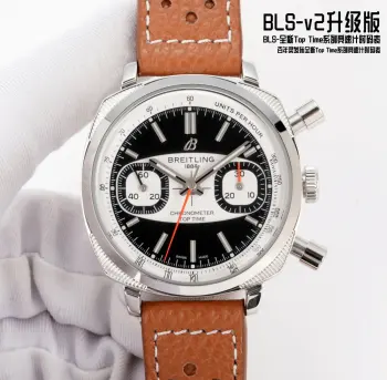 太阳出品 BLS-v2升级版 百年灵 R78 BLS-全新Top Time系列竞速计时码表百年灵发布全新Top Time系列竞速计时码表 TopTime Racing / Top Time Martini Racing, J9454J百年灵的手表向来以霸气著称 大块头成为最许多小手腕难以触碰的禁区 而最新的TOP TIME赛车计时码表终于推出了小尺寸38毫米  作为最早推出计时码表的百年灵 一直与赛车运动密切相关 这款腕表便是以复古赛车为灵感 太阳出品精致推荐男士多功能机械腕表