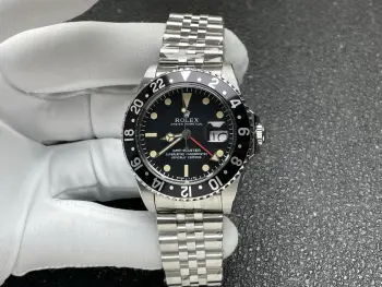太阳出品 WM 劳力士 ROLEX OT5 复古GMT 复古格林尼治型系列 新圈口 2836 机 WM匠心之作 小试牛刀 引发又一波强烈的复古味道 诚意推荐 劳力士复古格林尼治型II腕表 复古型表链表壳 2836-2机芯 40毫米 太阳出品精致推荐男士机械腕表 立即抢购