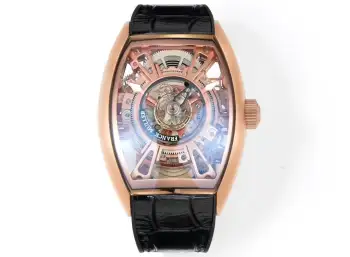 太阳出品 钢壳 新表 Franck Muller 法穆兰 RM3 FM 推出 Grand Central Tourbillon 中置陀飞轮腕表Franck Muller 推出一枚陀飞轮腕表新作—— Grand Central Tourbillon  特别之处在于采用独特的 中置陀飞轮 结构 让缓慢旋转的陀飞轮成为表盘上的视觉焦点 Cintree Curvex 桶形表壳经过重新设计 线条纤细而流畅 太阳出品精致推荐男士真飞轮机械腕表立即抢购