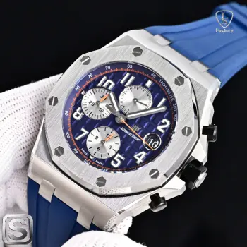 太阳出品 LS .Factory 爱彼 AP A42 Audemars Piguet 爱彼皇家橡树离岸型系列 26470ST.OO.A101CR.01 全新升级版 杜绝一眼假1  机芯采用上海 7750 12 小秒 改 Cal.3126 机芯  加大放大镜日历 更佳美观 质量更稳定 太阳出品精致推荐男士多功能机械腕表
