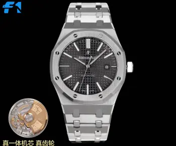 太阳出品 F1厂真芯之作—最强 钢王之王  AP 爱彼 15400一体机芯CAL3120版本 RW5 1 采用与原版一致三件套式结构 表壳所有位置和装配方式跟原装一致  2 钢带表最重中之重的表带 F1厂用原装表带开模使表带细腻的拉丝纹并且不会锋利割手 表带厚度和关节跟足原装一致 对细节一丝不苟 3 表带头粒连接表头处与正品一致的活动缓冲设计 让佩戴更贴近手腕更舒服 太阳出品精致推荐男士机械腕表