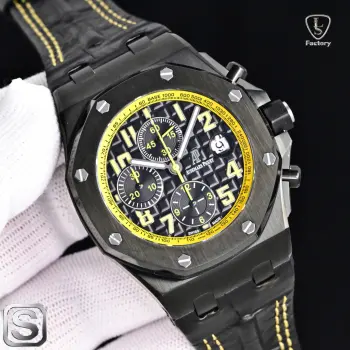 太阳出品 LS .Factory 爱彼 AP A42 Audemars Piguet 爱彼皇家橡树离岸型系列 26470ST.OO.A101CR.01 全新升级版 杜绝一眼假1  机芯采用上海 7750 12 小秒 改 Cal.3126 机芯  加大放大镜日历 更佳美观 质量更稳定 太阳出品精致推荐男士多功能机械腕表