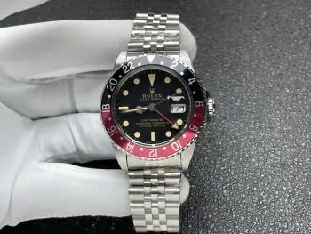 太阳出品 WM 劳力士 ROLEX OT5 复古GMT 复古格林尼治型系列 新圈口 2836 机 WM匠心之作 小试牛刀 引发又一波强烈的复古味道 诚意推荐 劳力士复古格林尼治型II腕表 复古型表链表壳 2836-2机芯 40毫米 太阳出品精致推荐男士机械腕表