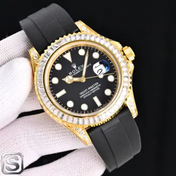 太阳出品 劳力士 ROLEX CM2 游艇名仕YACHT-MASTER 42mm 游艇 正品开模 双向旋转外圈 不再松松垮垮 力度手感正品调教 亚洲手腕尺寸橡胶胶带按正品工艺包覆金属片  持久耐用且舒服 表壳上的钢印跟正品一样 不是普通刻字 搭载最强3235机芯  真真真一体3235蓝游丝 非3135 改装机 真正物美价廉 太阳出品精致推荐男士机械腕表