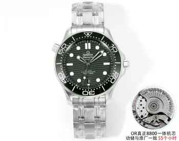 太阳出品 白壳 OR厂让您有更好的选择 OMEGA 欧米茄 海马300系列 KH1 唯一原装开模对版的全新海马300米潜水表系列 每个配件几乎全新开模对版最新专柜官网的设计 耗时三年半研究开发出真正8800一体机芯 1  表壳采用进口316L精钢打造而成 表圈采用韩国高密度陶瓷 饰以白色珐琅潜水刻度 表盘亦以抛光陶瓷制成 饰以激光镌刻波纹图案 42mm表壳拉丝细腻 2  钢带逐粒手工打磨 市面首家做到同原装一致钢带背面有倒角并且可以与原装互换 氟橡胶表带手感顺滑厚重 生耳可与钢带通用 男士机械腕表
