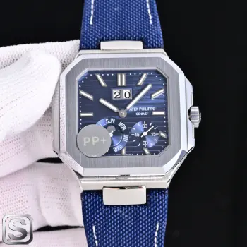 太阳出品 胶/皮/钢带PP 百达翡丽 R69 重磅推出新系列CUBITUS 5822-001铂金腕表 瞬跳超大日期 星期及月相显示功能 鹦鹉螺系列 这款Cubitus手链及表盘 既经典又时尚 优雅与高级感完美平衡 亮点特色 1  机芯:手动240珍珠陀机芯和240自动机械两种版本可选择2  PP+定制版本    皮带款式下单送定制胶带 先到先得送礼最佳奢华推荐 3  钢带:316L定制级人体工程学表带 新扣款式 男士多功能机械腕表 立即抢购
