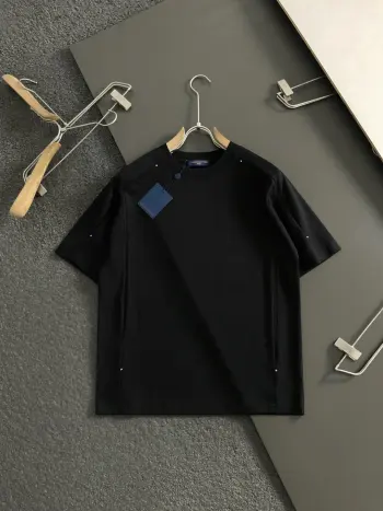 Spring and summer studded hollow short sleeves