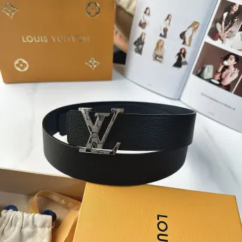LV.路易威登  原版品质 代工厂货品 40mm宽度 正品一体铸造五金钢扣  原厂皮料 双面原厂定制面料 区别市场货