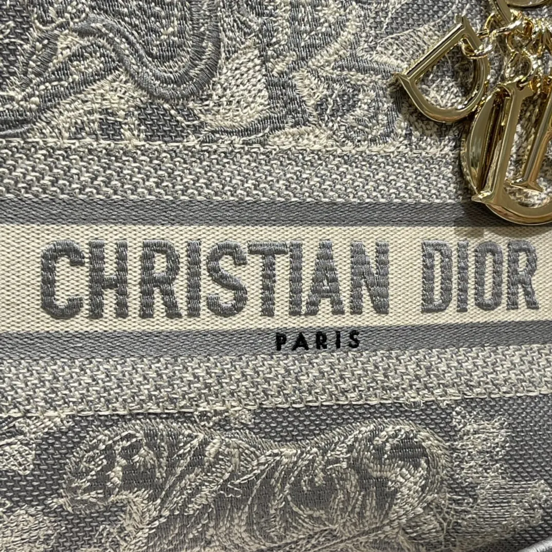 Dior 9027 Milk White Constellation Embroidered Lady Di Bag Women s Crossbody Bag - Detail view 4