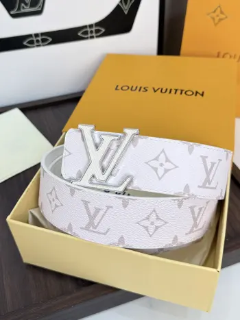 LV.路易威登  原版品质 代工厂货品 40mm宽度 正品一体铸造五金钢扣  原厂皮料 双面原厂定制面料 区别市场货