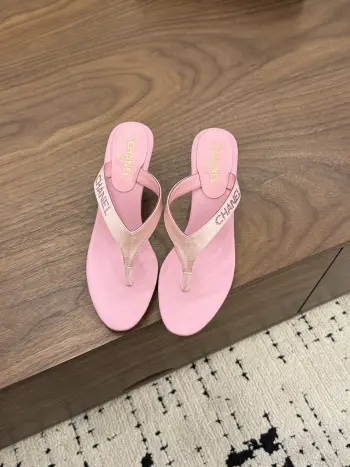 高跟夹趾凉拖 女士凉拖鞋