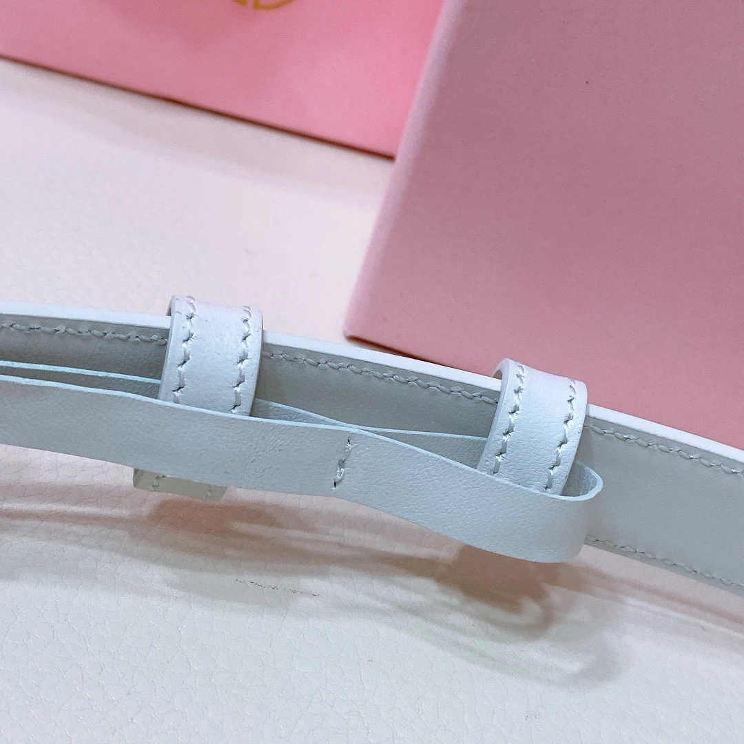 MIU MIU Metal logo buckle belt Women s belt - Detail view 5