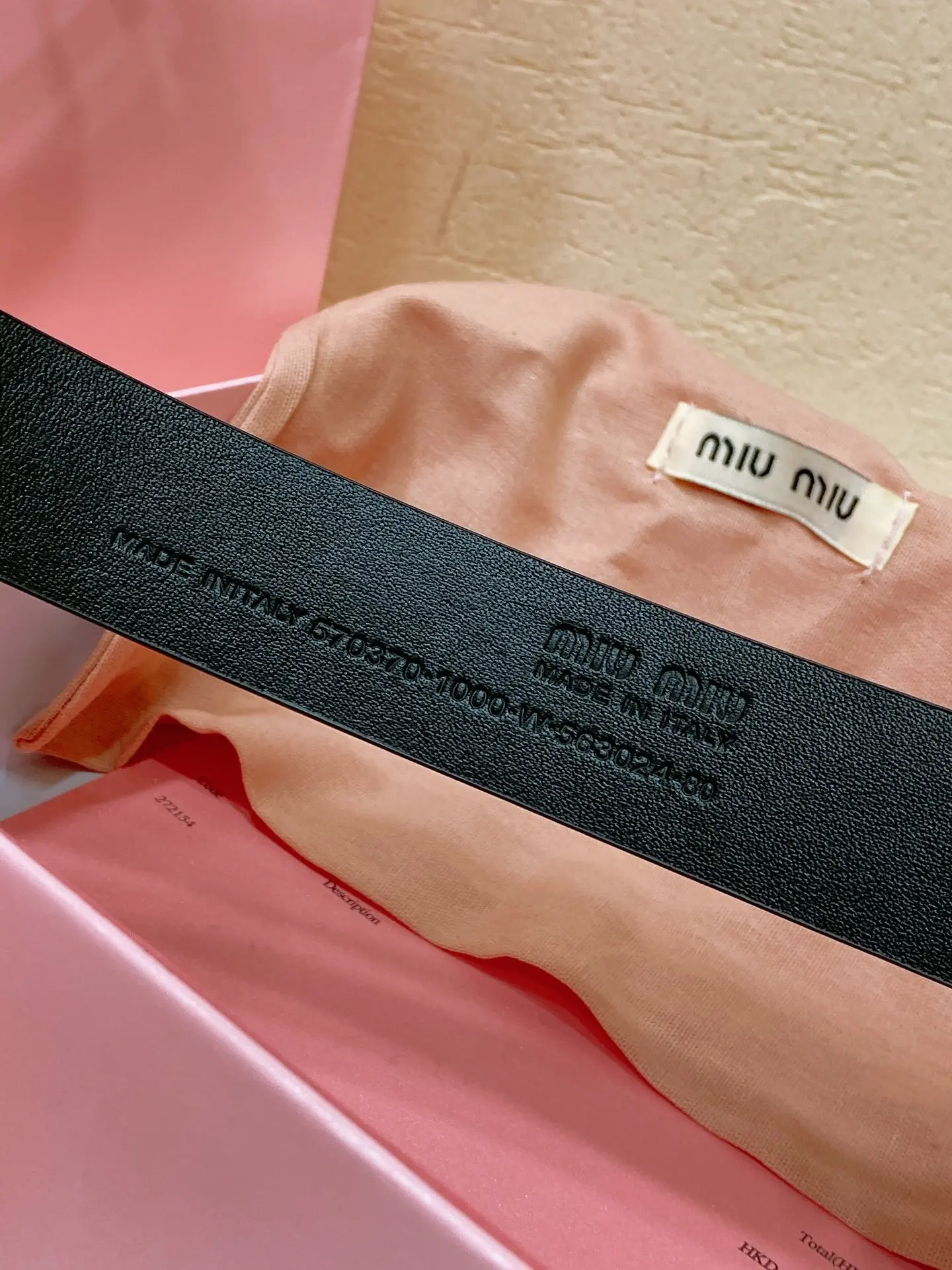 MIU MIU Metal logo buckle belt Women s belt - Detail view 5