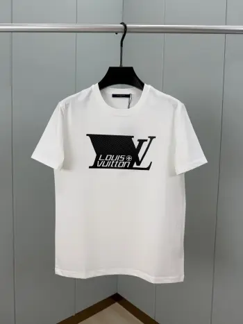 Spring and Summer New Arrival Short Sleeve T-Shirt with Subtle Pattern LV Sprinter Design