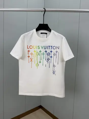 Spring and summer new gradient printed logo short-sleeve T-shirt