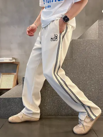 铜氨丝莫代尔空气层春夏休闲裤子