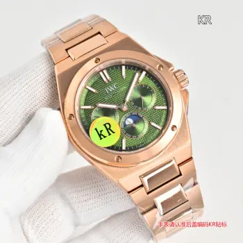 太阳出品出品 R新品 万国 IWC 工程师系列 BJ1 /LP2 万年历腕表 复刻界最复杂的腕表 所有功能同步原装 所有功能调节通过把头控制.1   功能介绍 3点钟位置显示日历 9点钟位置显示星期 6点钟月份月相指针显示 2   做工精细 外壳采用原版同样的三件套结构 中间拉丝 上下壳为抛光 镜面采用高成本的锅盖形蓝宝石 使其质感提升  太阳出品精致推荐男士多功能机械腕表