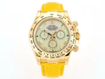 太阳出品出品RXF厂 ROLEX 劳力士 BeachDaytona R74 迪通拿系列  隐藏款 116519in四大美人 内置4801机芯/4130机芯可选   男女同款表径 尺寸 40nm 罗马刻度 贝母盘面迪通拿最新升级款 采用904L钢表壳 坚固耐用 光泽高级 搭载4801高配机芯 走时精准稳定 核心亮点   彩宝圈口 手工满镶彩色宝石 璀璨闪耀  贝母表盘 天然珍珠母贝盘面 粉色/冰蓝/浅绿等多色可选  光泽梦幻柔美  舒适牛皮表带 意大利进口牛皮 亲肤透气 佩戴舒适经典三眼计时设计 做工精致 外观亮眼 性价比高 适合日常时尚搭配 送礼或直播出镜 太阳出品精致推荐男士多功能机械腕表