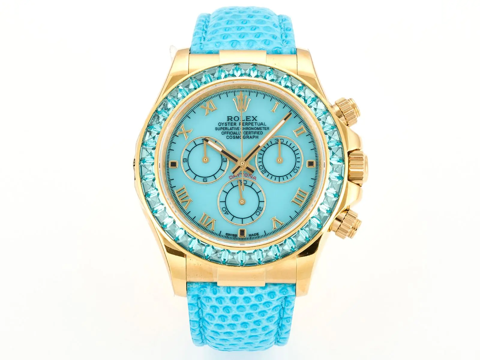 太阳出品出品RXF厂 ROLEX 劳力士 BeachDaytona R74 迪通拿系列 隐藏款 116519in四大美人 内置4801机芯/4130机芯可选 男女同款表径 尺寸 40nm 罗马刻度 贝母盘面迪通拿最新升级款 采用904L钢表壳 坚固耐用 光泽高级 搭载4801高配机芯 走时精准稳定 核心亮点 彩宝圈口 手工满镶彩色宝石 璀璨闪耀 贝母表盘 天然珍珠母贝盘面 粉色/冰蓝/浅绿等多色可选 光泽梦幻柔美 舒适牛皮表带 意大利进口牛皮 亲肤透气 佩戴舒适经典三眼计时设计 做工精致 外观亮眼 性价比高 适合日常时尚搭配 送礼或直播出镜 太阳出品精致推荐男士多功能机械腕表