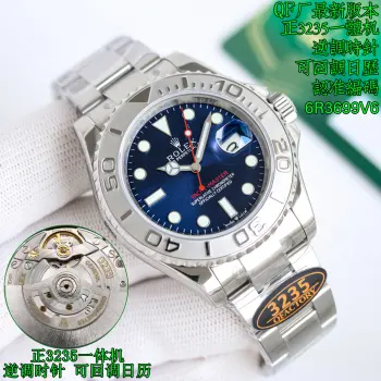 太阳出品出品 QF 劳力士 ROLEX Mk1 游艇名仕型腕表  该款气质既硬朗动人 配备双向旋转外圈 三重扣锁表冠及蚝式表带 满足表友的严苛要求 40mm直径 型号126622系列腕表编码6R3699V6 扣码认准E4F 圈口 QF独家采用原厂原材料和一体成型工艺打造终极版本圈口 无论颜色和色泽质感均与原装无异 太阳出品精致推荐男士机械腕表