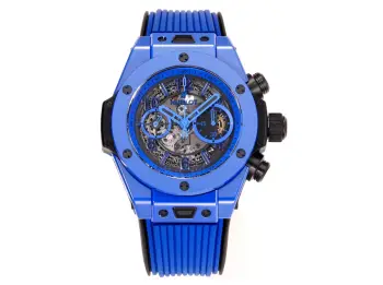 太阳出品出品 全新突破 彩色陶瓷问世 HUBLOT 宇舶 恒宝 HB1 表BIG BANG Unico 大爆炸系列 彩色陶瓷腕表 陶瓷工艺史无前例的重大突破 砸重金耗时四年 得以突破传统的陶瓷材料 全新彩色陶瓷采用精湛的技术 将高压力和高热相融合 无需烧制颜料就能锻造陶瓷 这一全新的陶瓷材质拥有高密度的特性 在此之前 行业尚未在陶瓷材质的工艺技术和美学方面获得如此突破 历经四年时间潜心研发 不遗余力地在对材料的探索路上砥砺前行 标配定制恒宝专属UNICO HUB 1280自动飞返计时机芯 9字位小秒轮 蓝宝石水晶表镜 橡胶表带搭配陶瓷折叠表扣 七彩纹指针质感无可挑剔 45mm 全部功能100%完美实现 天花板级别 欢迎玩家品鉴   太阳出品精致推荐男士多功能机械腕表