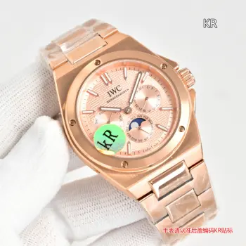 太阳出品出品 R新品 万国 IWC 工程师系列 BJ1 /LP2 万年历腕表 复刻界最复杂的腕表 所有功能同步原装 所有功能调节通过把头控制.1   功能介绍 3点钟位置显示日历 9点钟位置显示星期 6点钟月份月相指针显示 2   做工精细 外壳采用原版同样的三件套结构 中间拉丝 上下壳为抛光 镜面采用高成本的锅盖形蓝宝石 使其质感提升  太阳出品精致推荐男士多功能机械腕表