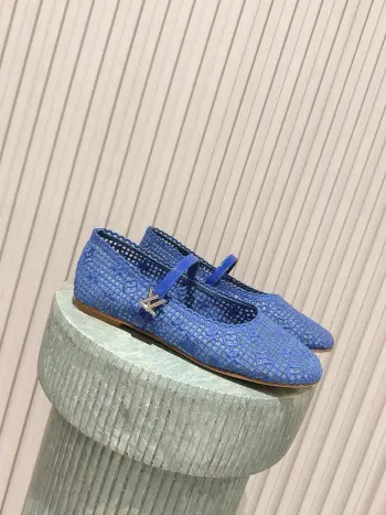 New Arrivals: Horizontal Strap Mary Jane Mesh Rhinestone Round Toe Flats for Women