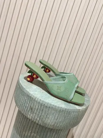 小猫跟拖鞋  女士拖鞋