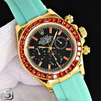  太阳出品出品新品 劳力士 ROLEX  X43 2026年 隐藏款 南瓜灯  迪通拿系列 316L精钢表壳  尺寸43mm 矿物质镀膜玻璃耐磨   超强夜光 进口日本VK多功能计时石英机芯 进口橡胶表带 帆布表带 原装扣 爱不释手的劳力士迪通拿 品不完的一劳永逸    太阳出品精致推荐男士多功能石英腕表 