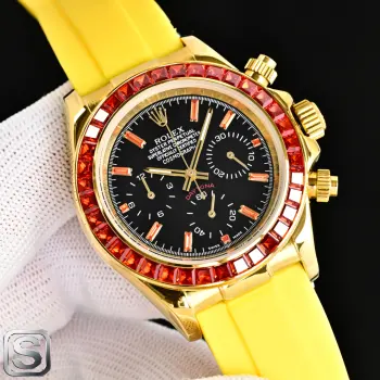  太阳出品出品新品 劳力士 ROLEX  X43 2026年 隐藏款 南瓜灯  迪通拿系列 316L精钢表壳  尺寸43mm 矿物质镀膜玻璃耐磨   超强夜光 进口日本VK多功能计时石英机芯 进口橡胶表带 帆布表带 原装扣 爱不释手的劳力士迪通拿 品不完的一劳永逸    太阳出品精致推荐男士多功能石英腕表 