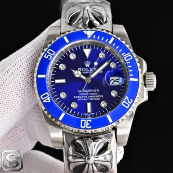  太阳出品出品 国产机 新品 劳力士 ROLEX 克罗心    X43 重工打造 克罗心 给你不一样的体验 不喜欢撞鬼的你 它绝对是你的知音 劳力士ROLEX    水鬼后镶钻克罗心系列 男士精品时尚腕表 搭配进口全自动机械机芯 316精钢表壳 强化矿物耐磨玻璃镜片 专业成就未来 一劳永垂   太阳出品精致推荐男士机械腕表 