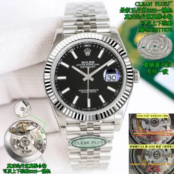  太阳出品出品 CLEAN PLUS厂 劳力士 ROLEX  MK1 日志 41系列 升级正丹东真离合轮 可以上下跳动 正丹东3235一体机 逆调时针 可回调日历 特惠  Factory2025墙裂推荐 CLEAN PLUS厂潜心研制的专业腕表 市场最高版本 劳力士Rolex日志41MM系列 太阳出品精致推荐男士机械腕表 