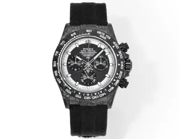 SJ出品 碳纤维 TW Factory 劳力士 ROLEX HB1 宇宙计时迪通拿系列之碳纤维定制版 腕表不仅佩戴轻便 外表坚硬 且每一只腕表都拥有独一无二的碳纤花纹材质   表壳 腕表尺寸40X12.4吻合原装 Tw工厂实力铸造碳纤维劳力士的独特风采 市场独家做到 整个壳套  圈口包括底盖均采用高复合碳纤维和超强夜光粉所打造 细节之处更是经过手工倒角抛光所制 质感非凡 S1精致推荐男士多功能机械腕表