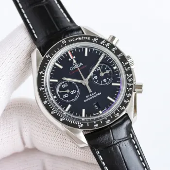 asJ出品 TVS  TVS 欧米茄 OMEGA OB2 超霸系列同轴计时腕表 型号 311.30.44.51.01.002TVS自主研发9300型至臻天文台双T机芯 3点盘为 12小时 和 60分钟 累积计时盘 所有功能及外观与原版一致 TVS匠心之作振频 28800每小时振荡次数动力储存 60小时精钢表壳表带 弧拱形双面防反光抗磨损玻璃 S1精致推荐男士多功能机械腕表 立即抢购