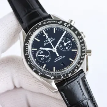 asJ出品 TVS  TVS 欧米茄 OMEGA OB2 超霸系列同轴计时腕表 型号 311.30.44.51.01.002TVS自主研发9300型至臻天文台双T机芯 3点盘为 12小时 和 60分钟 累积计时盘 所有功能及外观与原版一致 TVS匠心之作振频 28800每小时振荡次数动力储存 60小时精钢表壳表带 弧拱形双面防反光抗磨损玻璃 S1精致推荐男士多功能机械腕表 立即抢购
