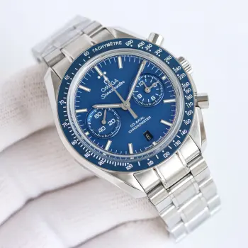 asJ出品 TVS  TVS 欧米茄 OMEGA OB2 超霸系列同轴计时腕表 型号 311.30.44.51.01.002TVS自主研发9300型至臻天文台双T机芯 3点盘为 12小时 和 60分钟 累积计时盘 所有功能及外观与原版一致 TVS匠心之作振频 28800每小时振荡次数动力储存 60小时精钢表壳表带 弧拱形双 面防反光抗磨损玻璃 S1精致推荐男士多功能机械腕表 立即抢购