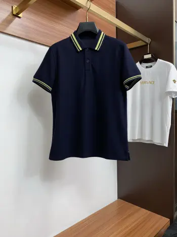 男士经典丝光翻领POLO
