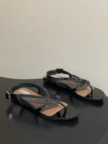 法式夹趾网眼凉拖鞋  女士拖鞋
