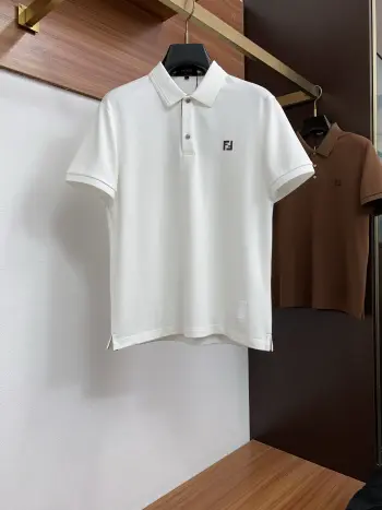 新款男士高端简约翻领针织短袖Polo恤衫