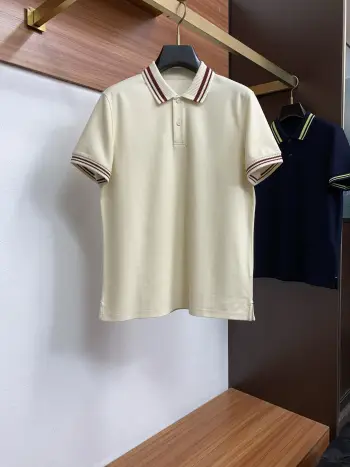 男士经典丝光翻领POLO