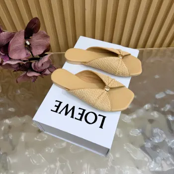 平底环保绵羊皮半拖 女士拖鞋