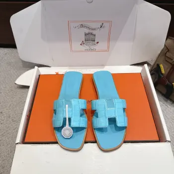 爱马仕H拖鞋Oran凉鞋 女士拖鞋