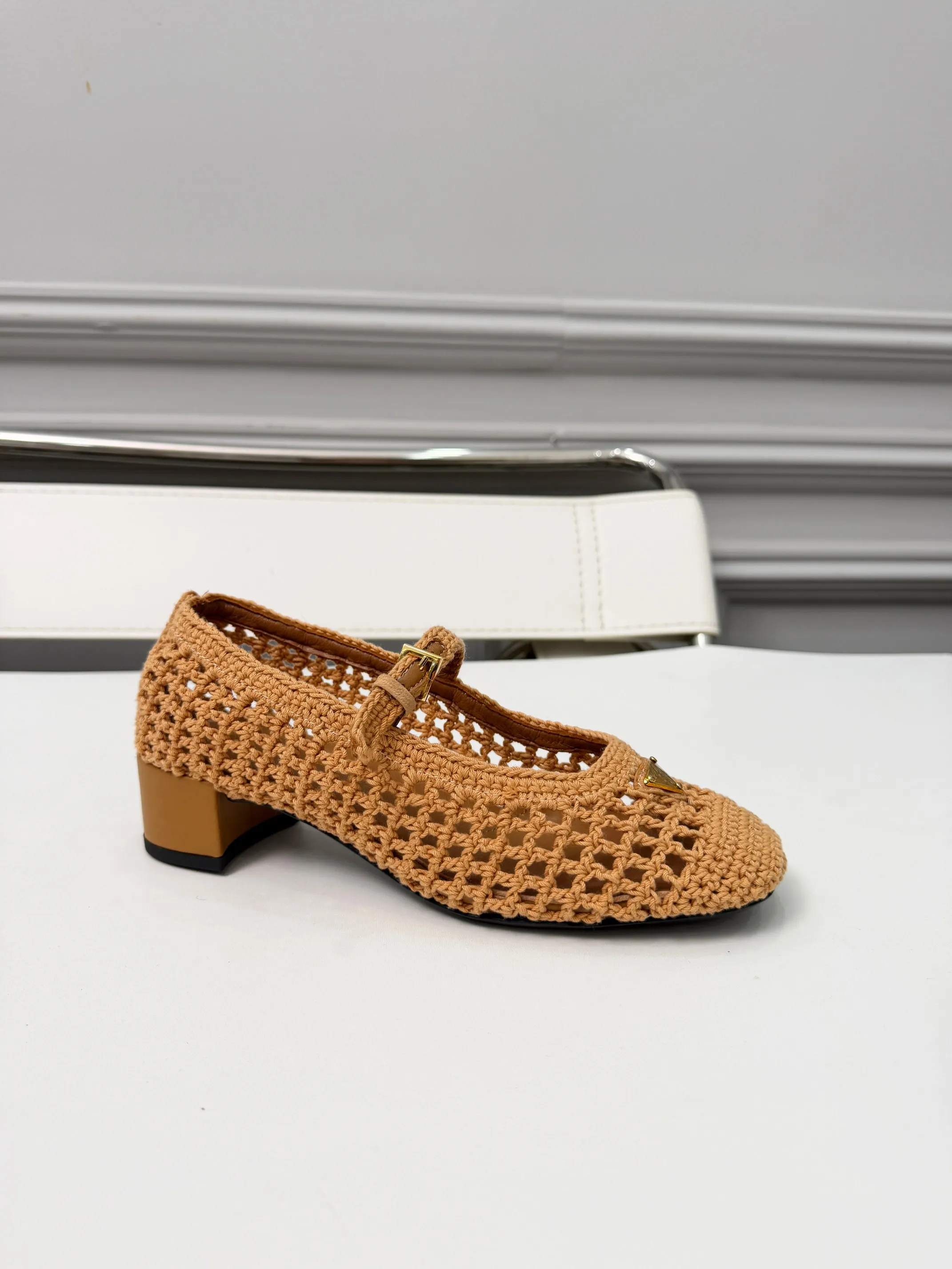 Prada Summer Limited Edition Prada Woven Shoes Women s Sandals - Detail view 8