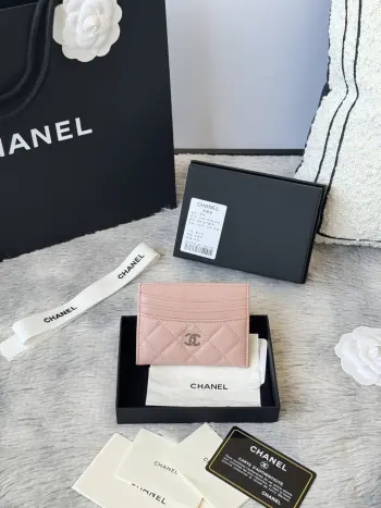  新增彩色 2026新色chanel 新品 卡片包鱼子酱牛皮七个卡位 可放零钱 进口意大利鱼子酱牛皮制作+五金logo 太美了 超爱的 颜色如图所示明 收纳方便快捷 迷你卡包 编号 AP4472 尺寸:w11×h10cm