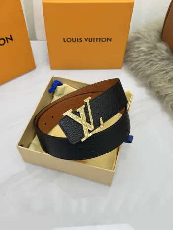 LV.路易威登  宽度 40mm宽度 正品一体铸造五金钢扣 原厂皮料 双面原厂定制进口面料 可送礼自用不错选择