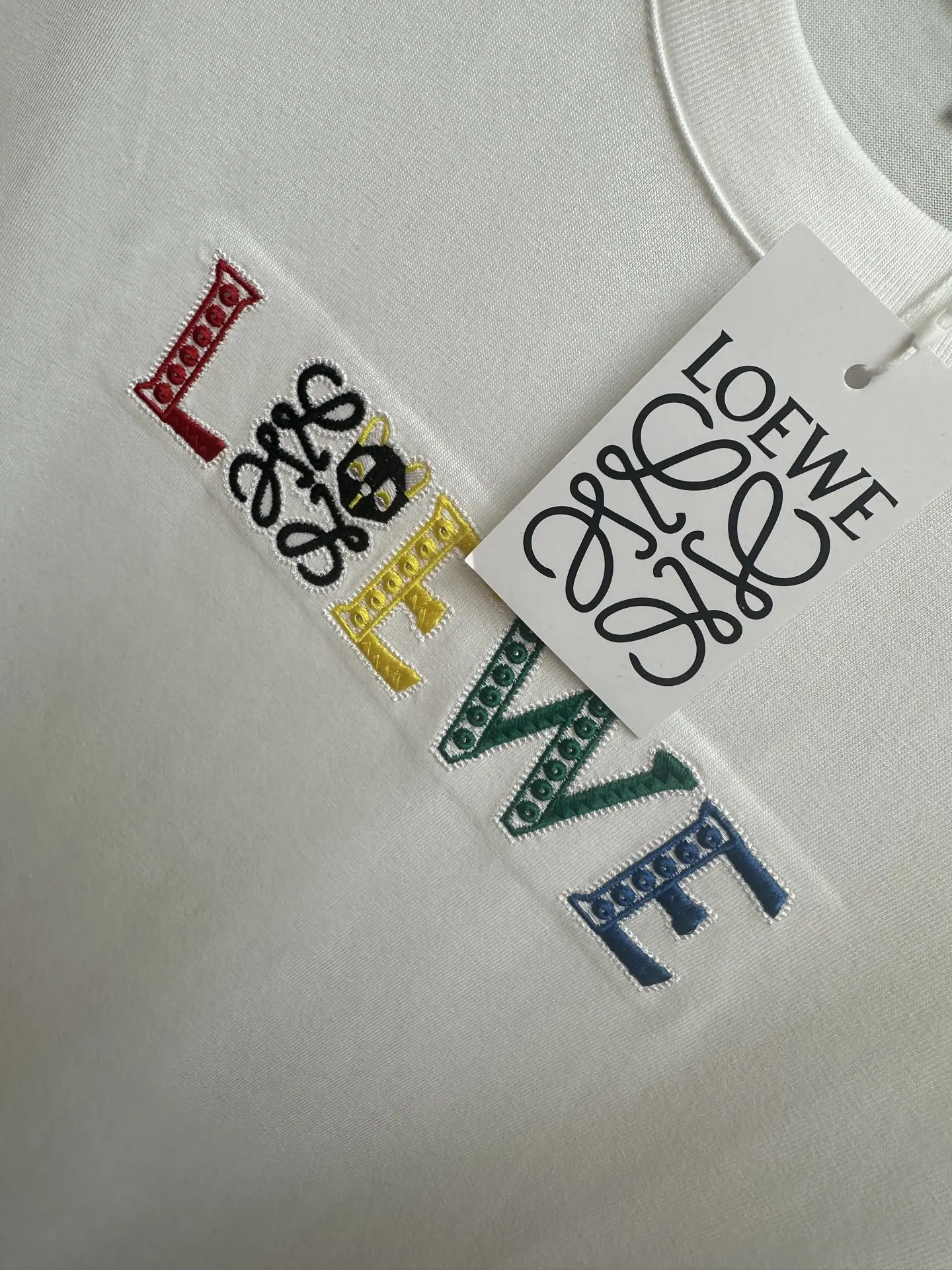 Loewe Latest short-sleeve round-neck T-shirt men s T-shirt - Detail view 5
