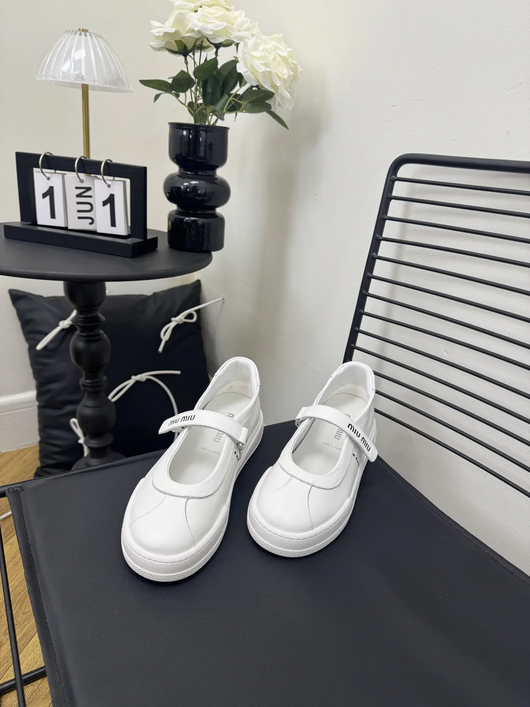缪缪春夏新款走秀款 玛丽珍德训鞋 女士休闲运动鞋 - 细节图 7