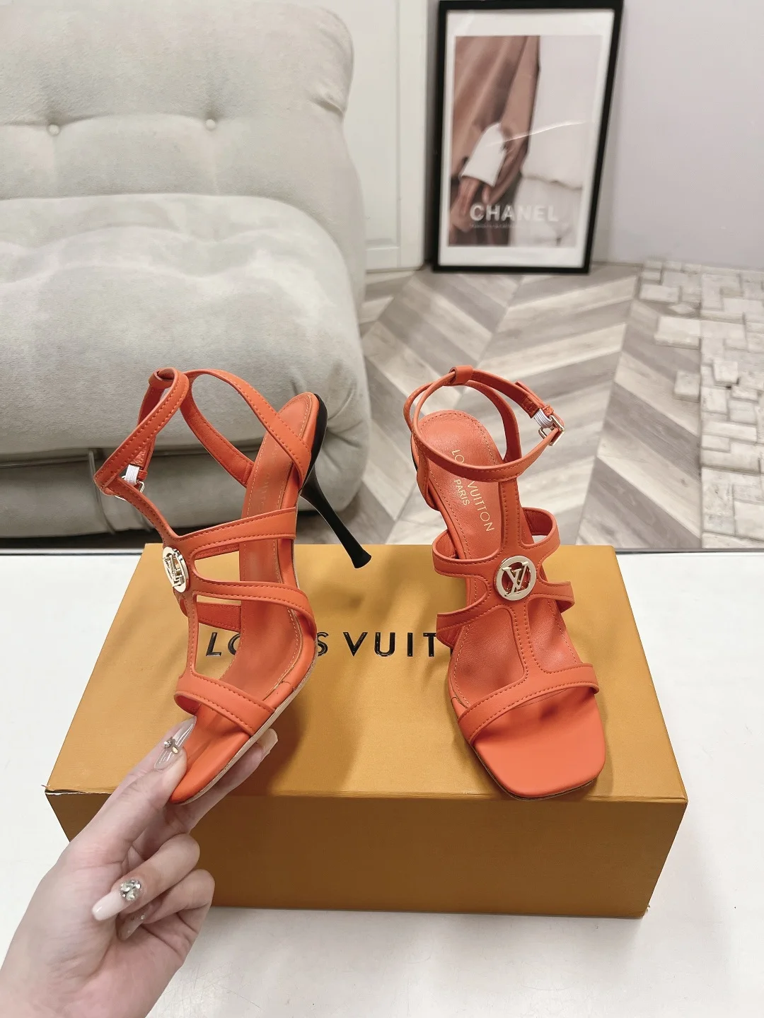 LV方头罗马凉鞋 女士凉鞋 - 细节图 2