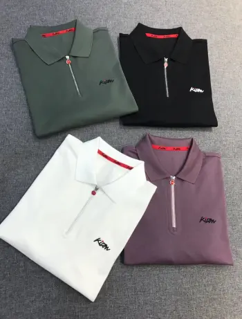 男士天丝针织翻领POLO衫  男士POLO衫